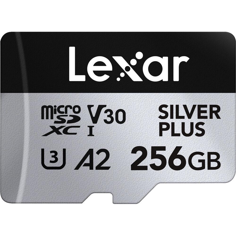 Lexar Silver Plus 256GB UHS-I V30 (205MB/s) microSDXC