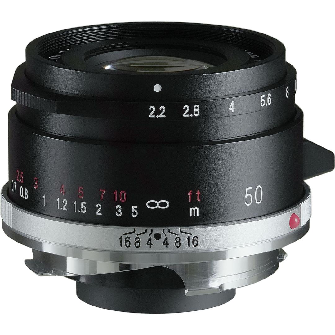 Voigtlander 50mm f2.2 Color-Skopar VM Lens for Leica M - Black