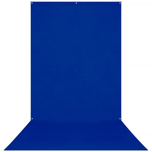 Westcott Wrinkle-Resistant Backdrop - Royal Blue / Chroma-Key Blue - 5 x 12 ft.