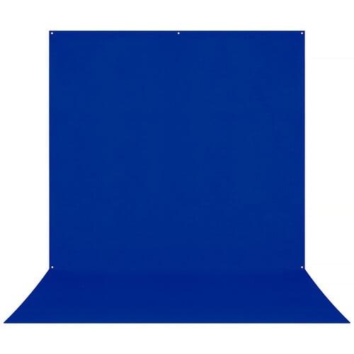Westcott Wrinkle-Resistant Backdrop - Royal Blue / Chroma-Key Blue - 8 x 13 ft.