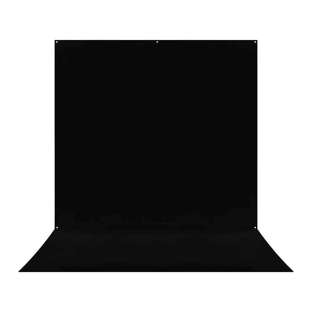 Westcott X-Drop Pro Wrinkle-Resistant Backdrop - Rich Black Sweep - 8 x 13 ft.