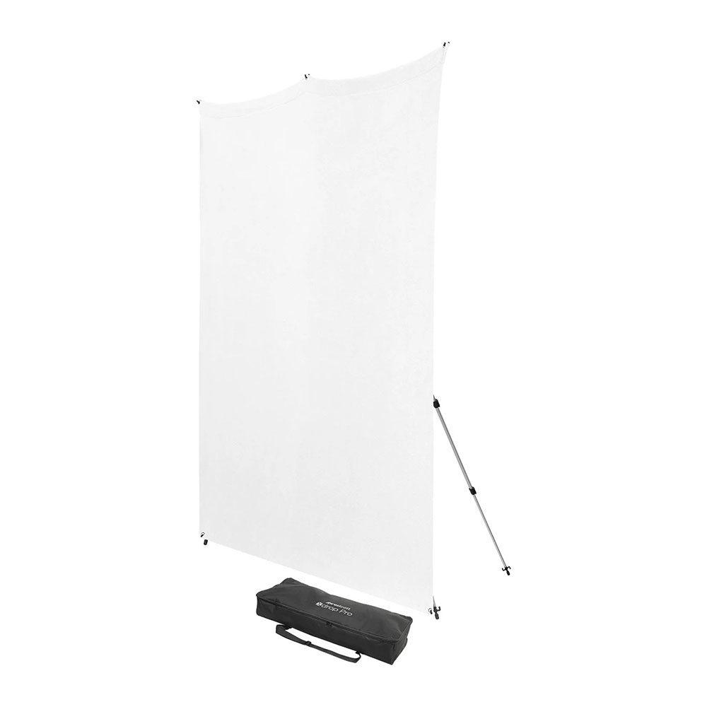 Westcott X-Drop Pro Wrinkle-Resistant Backdrop Kit - High-Key White - 8 x 8 ft.
