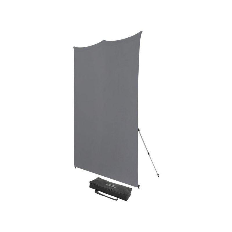 Westcott X-Drop Pro Wrinkle-Resistant Backdrop Kit - Neutral Gray - 8 x 8 ft.