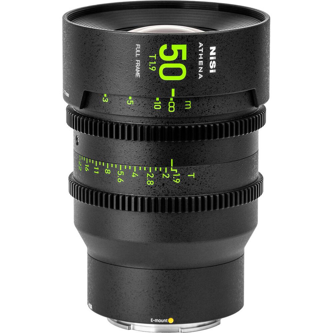 NiSi Athena 50mm T1.9 Cine Lens for Sony E (No Drop In Filter)