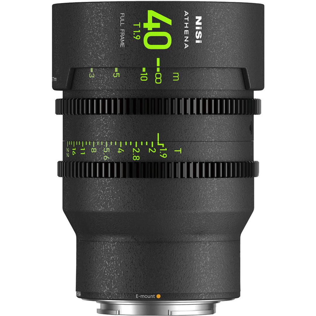 NiSi Athena 40mm T1.9 Cine Lens for Sony E (No Drop In Filter)