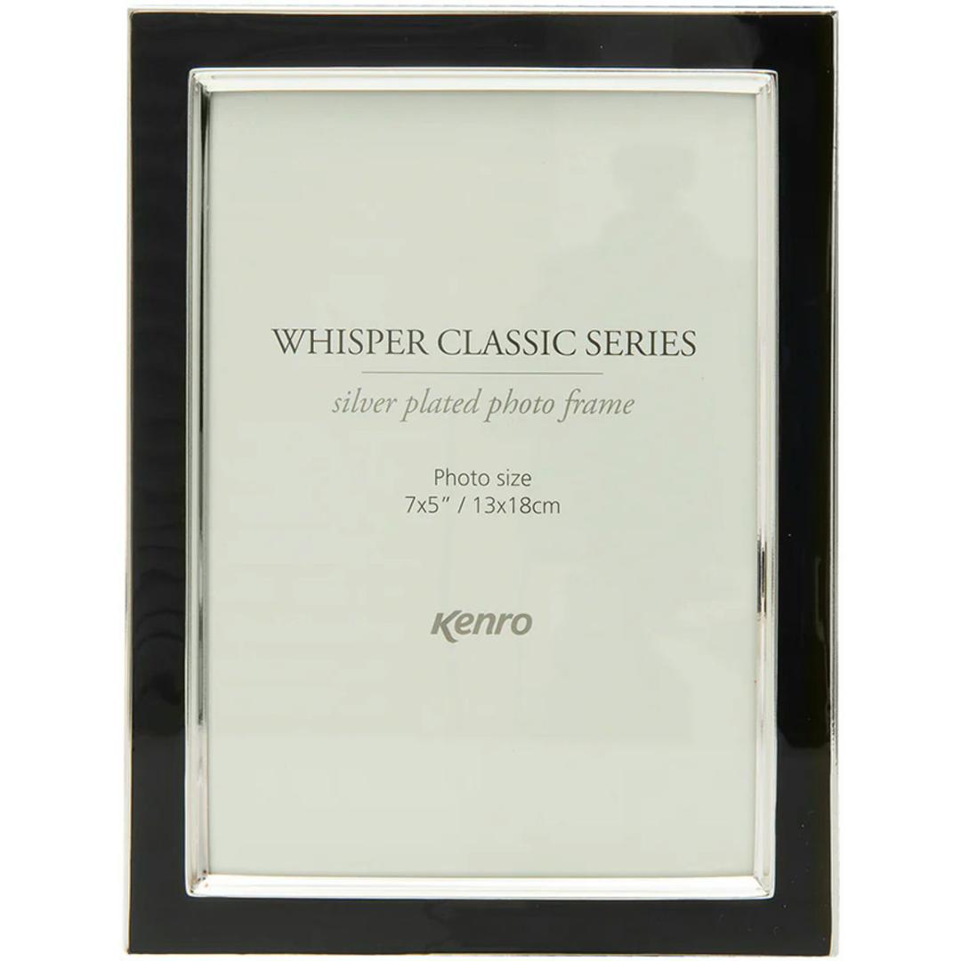 Kenro Whisper Classic inlay Photo Frame 7x5'' - Black