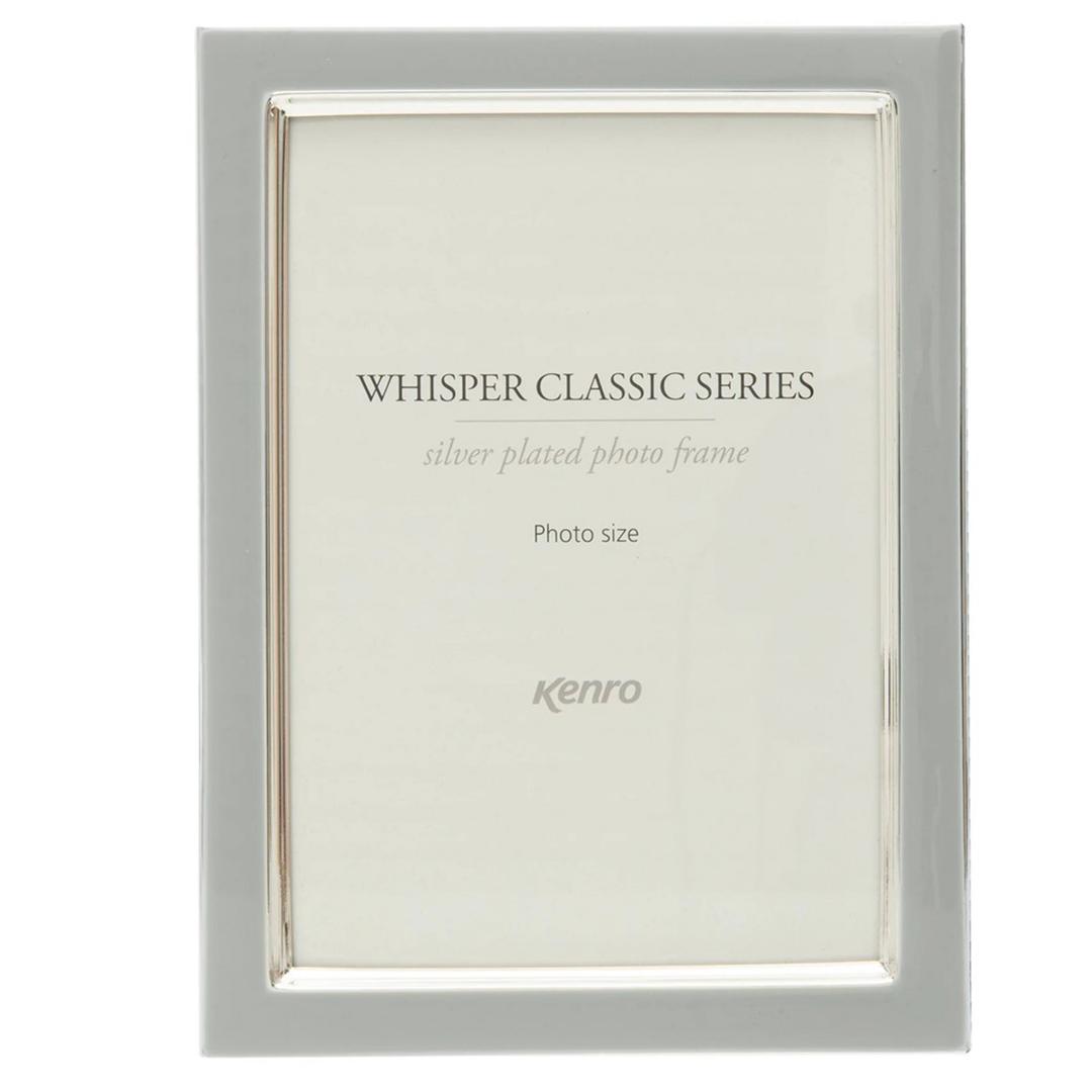 Kenro Whisper Classic inlay Photo Frame 6x4'' - Grey