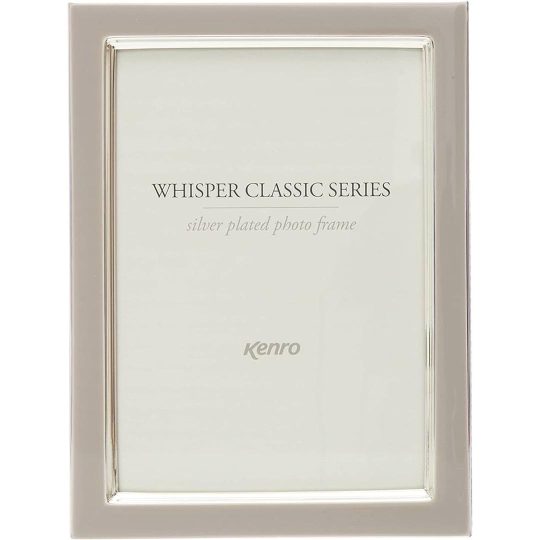 Kenro Whisper Classic inlay Photo Frame 8x6'' - Grey