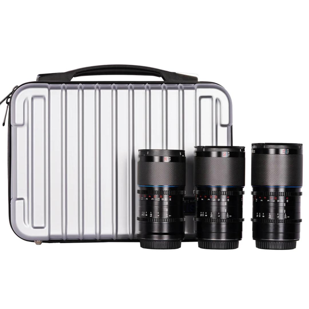 SIRUI Saturn 1.6x Lens Set for Sony E (35mm, 50mm, 75mm, Neutral Flare)