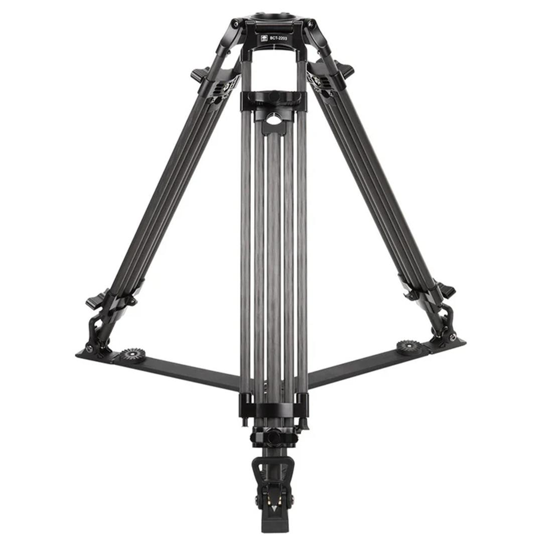 SIRUI BCT-2203 10x Carbon Broadcast Tripod with 75mm Half Ball
