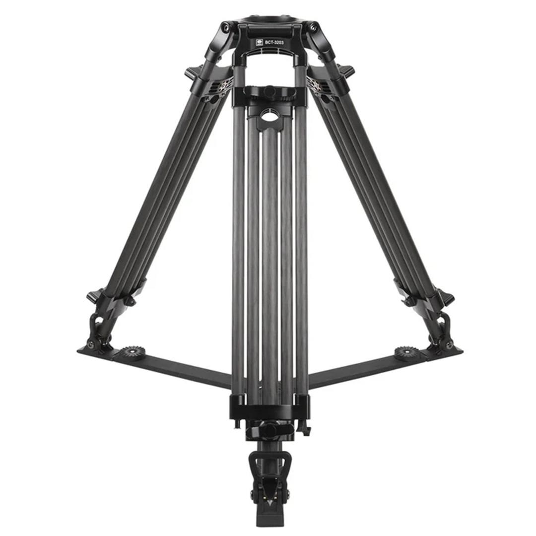 SIRUI BCT-3203 10x Carbon Broadcast Tripod with 100mm Half Ball