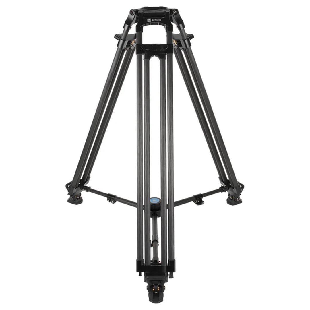 SIRUI BCT-3202 10x Carbon Broadcast Tripod with 100mm Half Ball