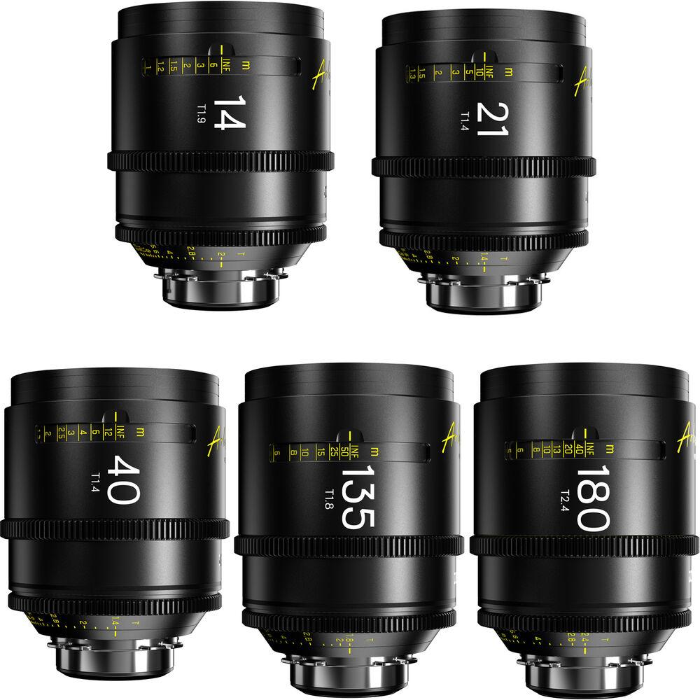 DZOFILM Arles 14/21/40/135/180mm FF/VV Prime Cine Lens for PL mount (Metre)