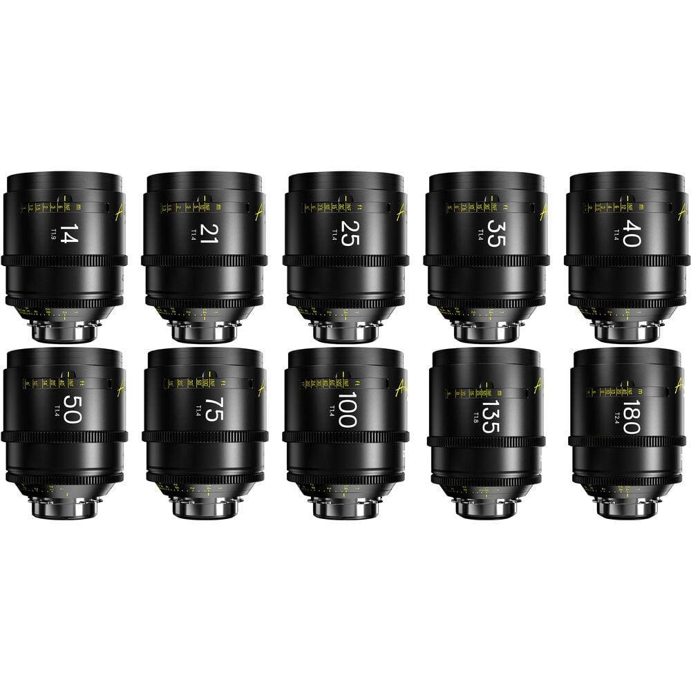DZOFILM Arles 14/21/25/35/40/50/75/100/135/180mm FF/VV Prime Cine Lens for PL mount (Metre)