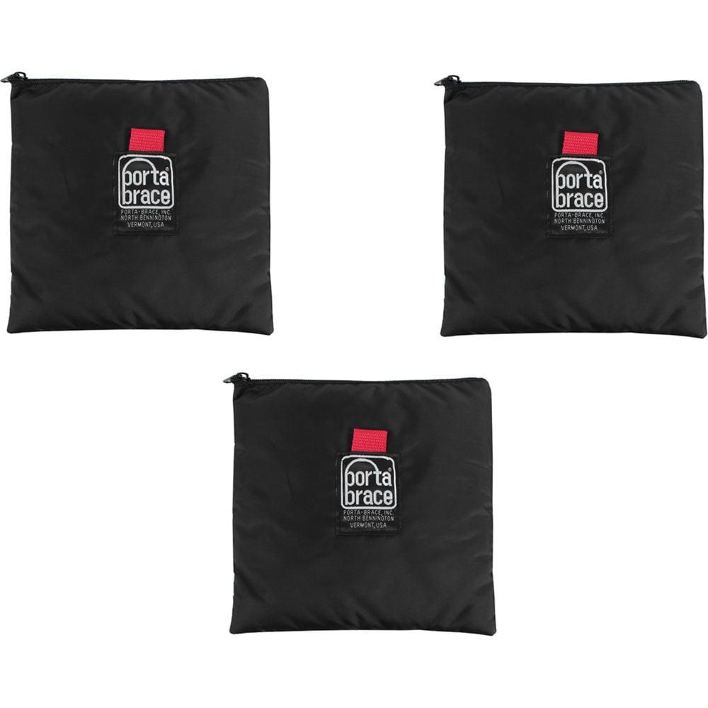 Portabrace CS-B93 Camcorder Stuff Sack, Set of 3 (Black)
