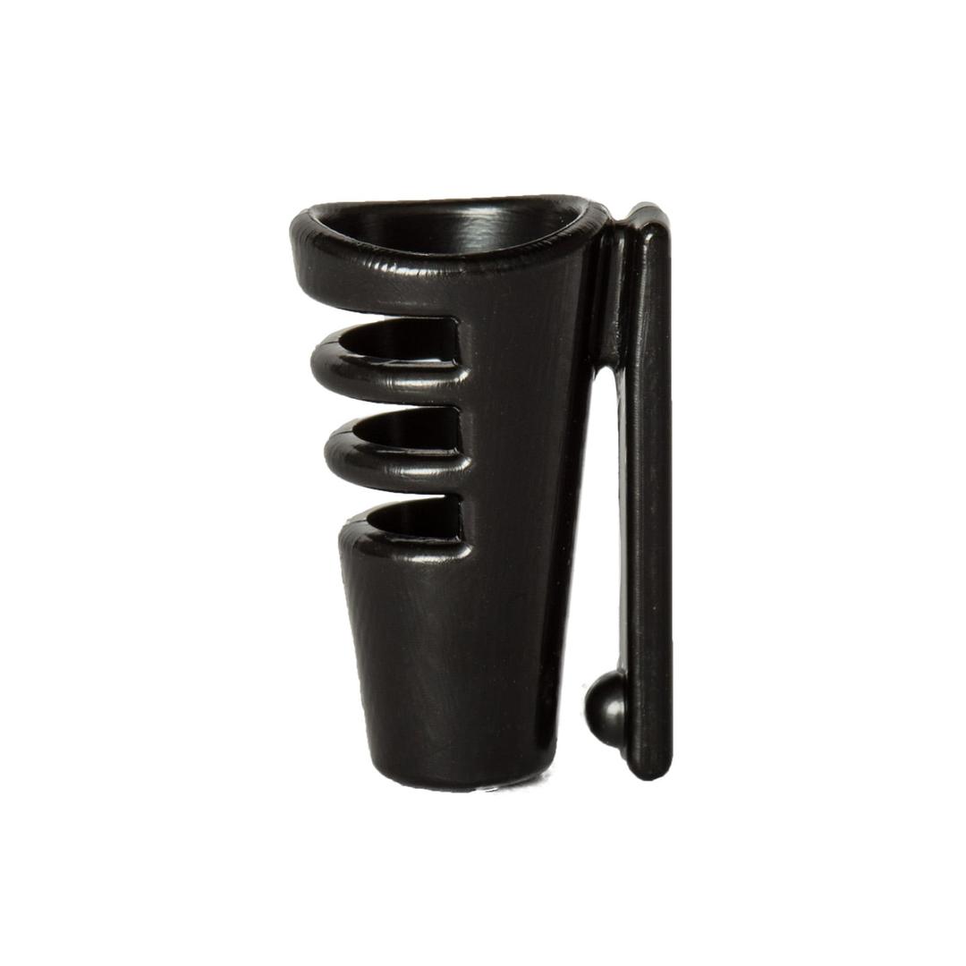 Hide-a-mic for Sanken COS11, single piece, Bra-holder, Black