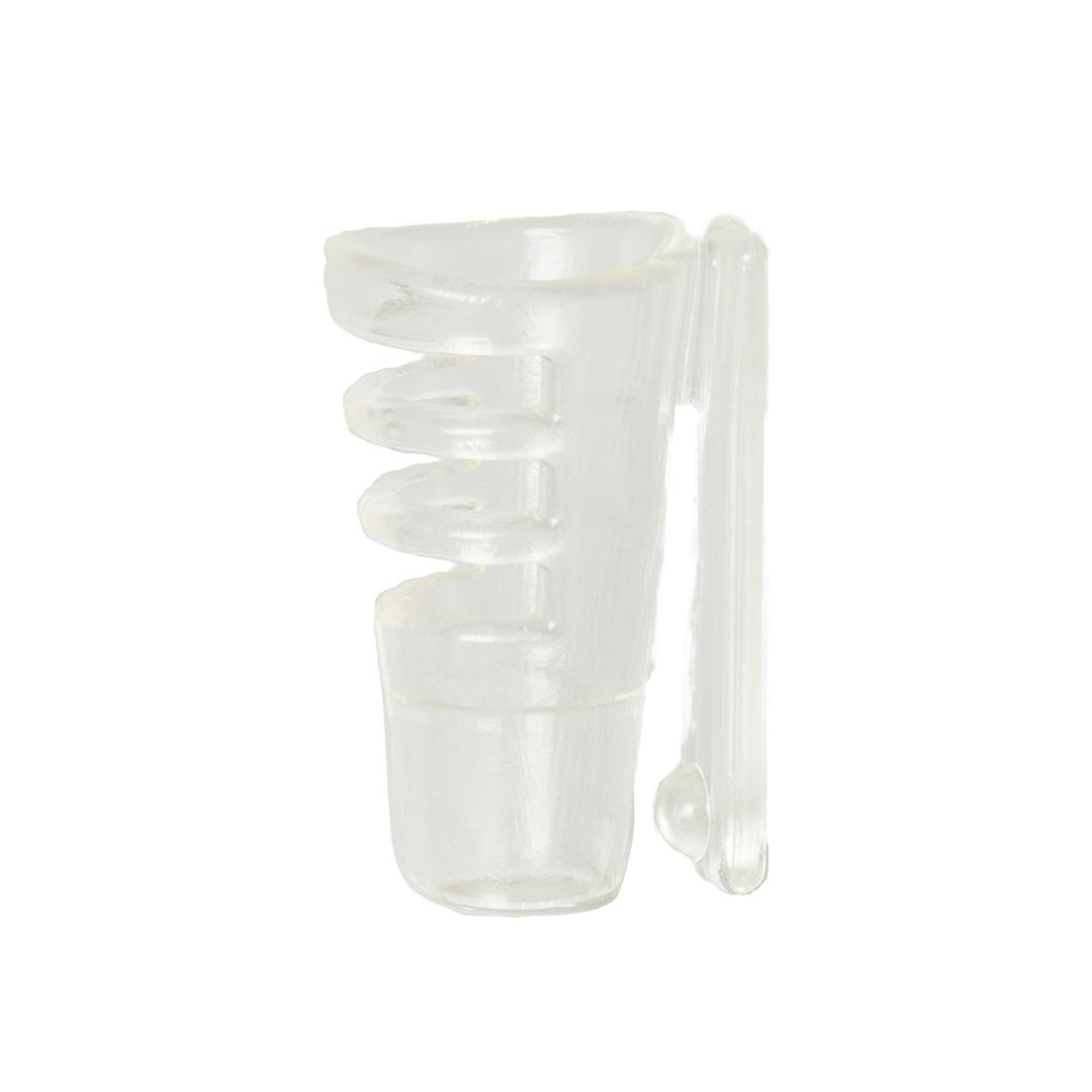 Hide-a-mic for Sanken COS11, single piece, Bra-holder, Transparent