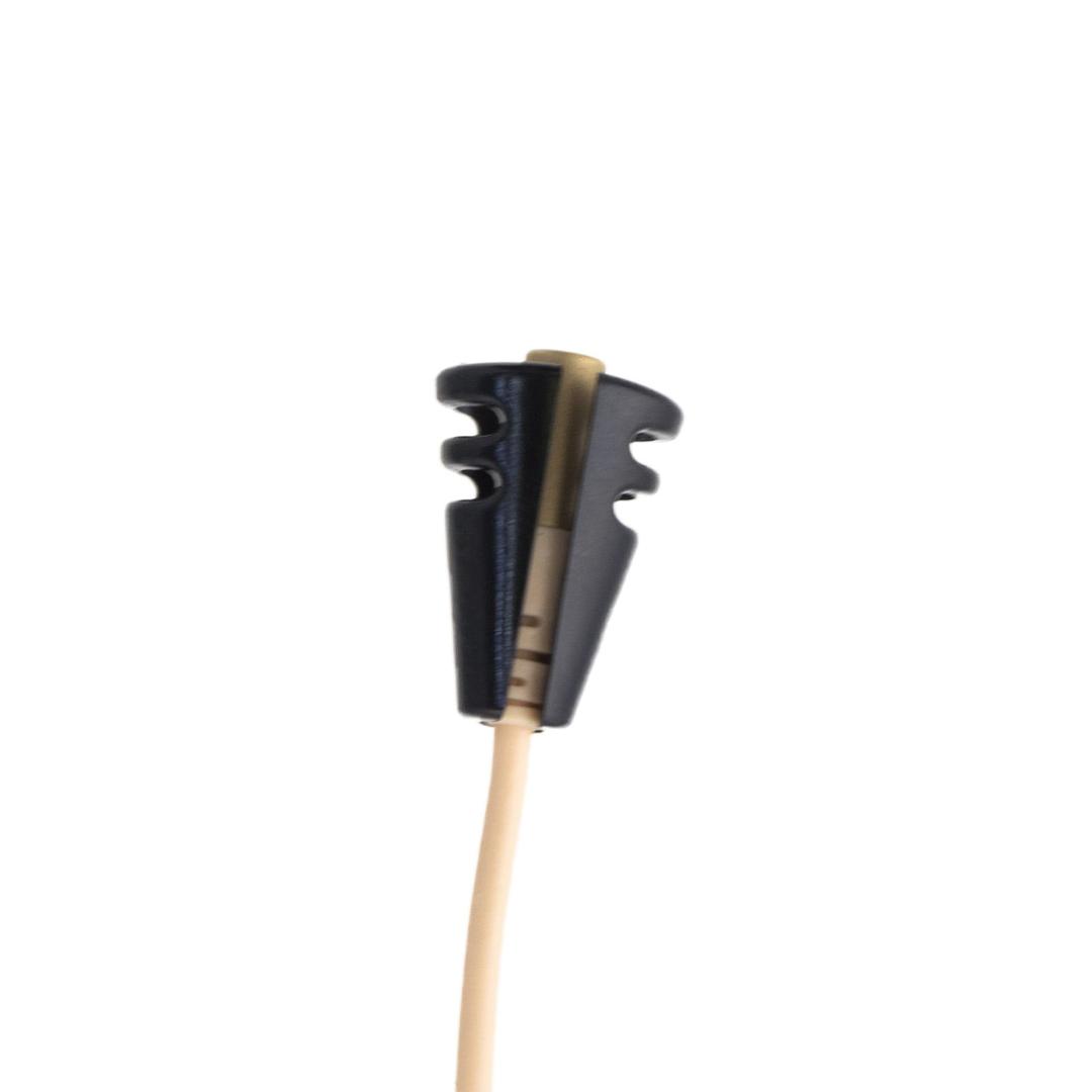 Hide-a-mic for DPA6060/6061 and Sennheiser MKE1, single piece, T-shirt-holder, Black