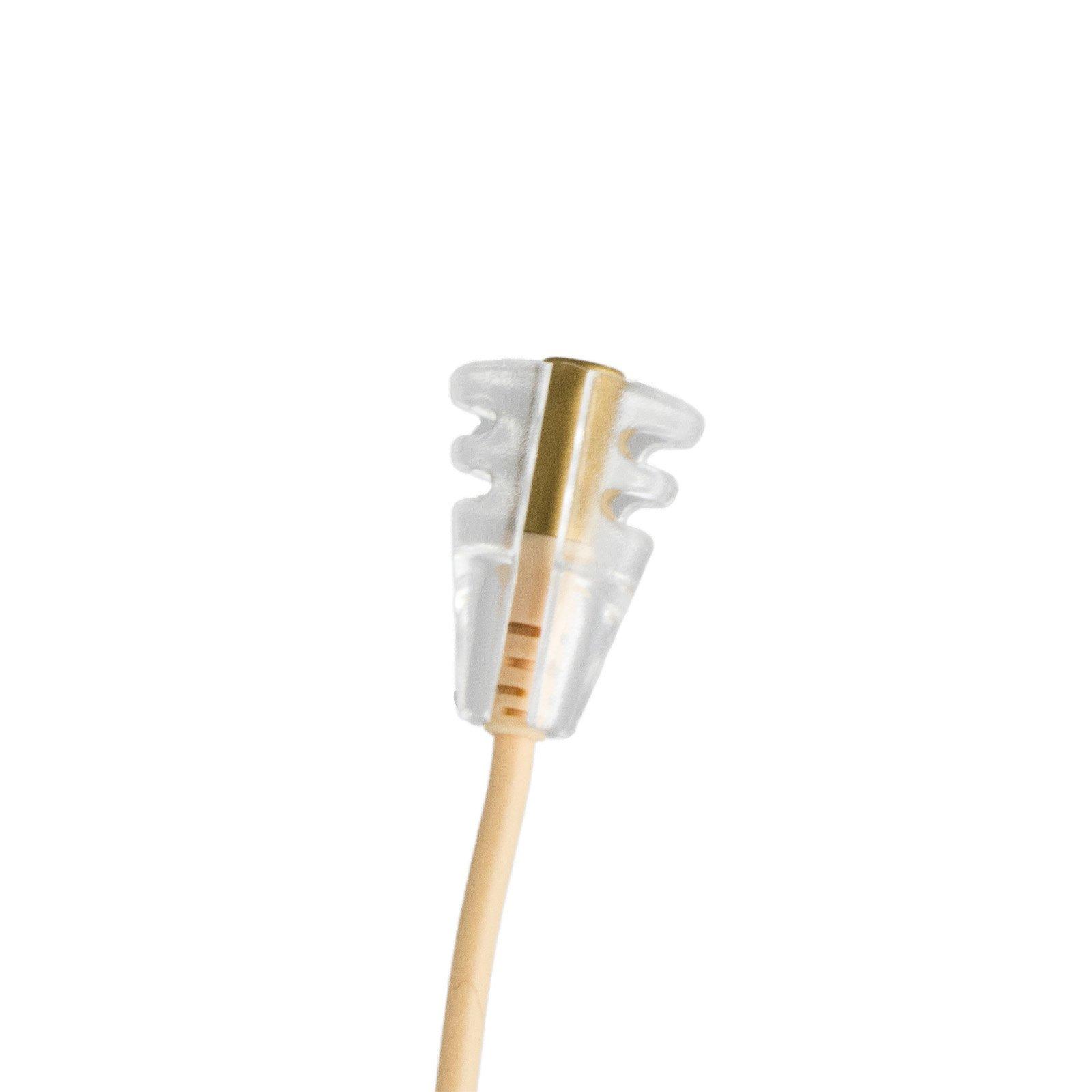Hide-a-mic for DPA6060/6061 and Sennheiser MKE1, single piece, T-shirt-holder, Transparent
