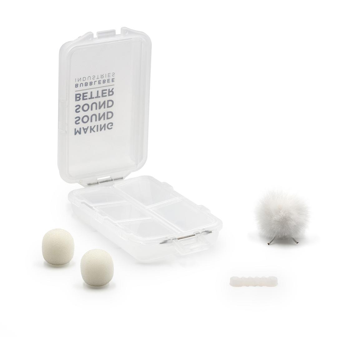 Bubblebee The Outdoor Mic Kit for Rode lavalier II - White