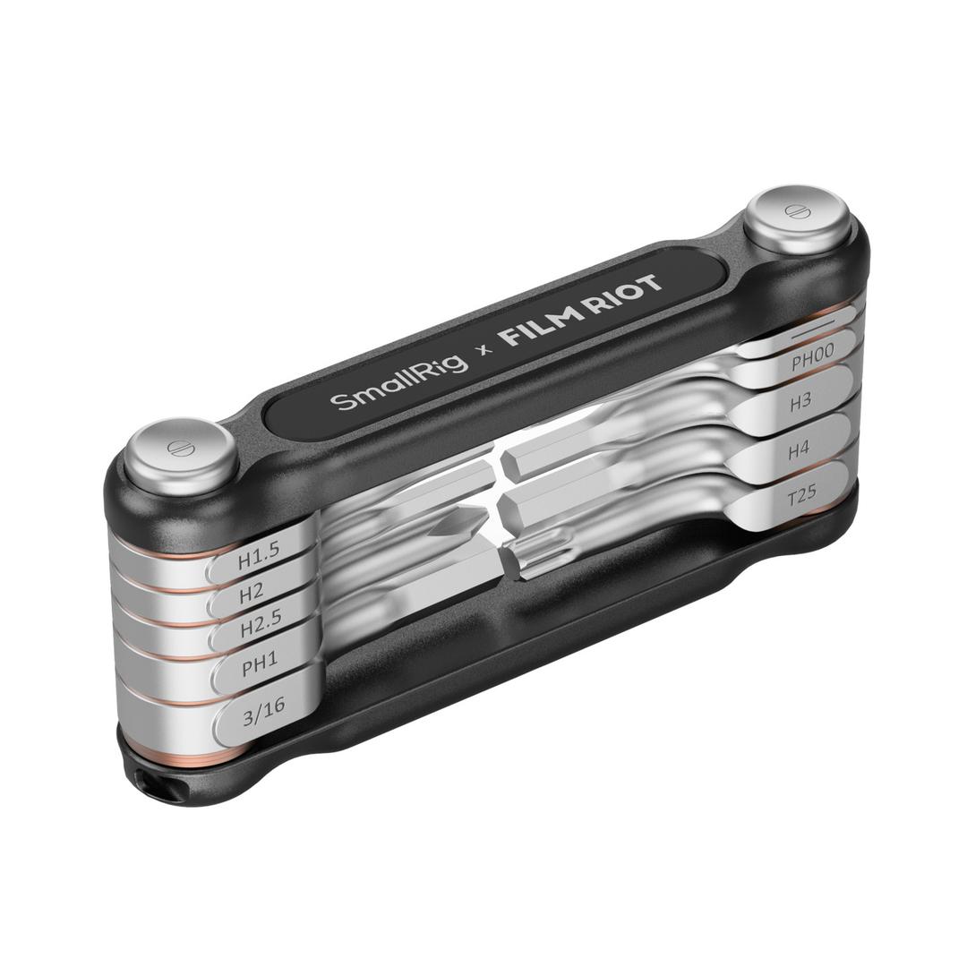 SmallRig x FILM RIOT 10-in-1 Folding Wrench Set (Black) 4375