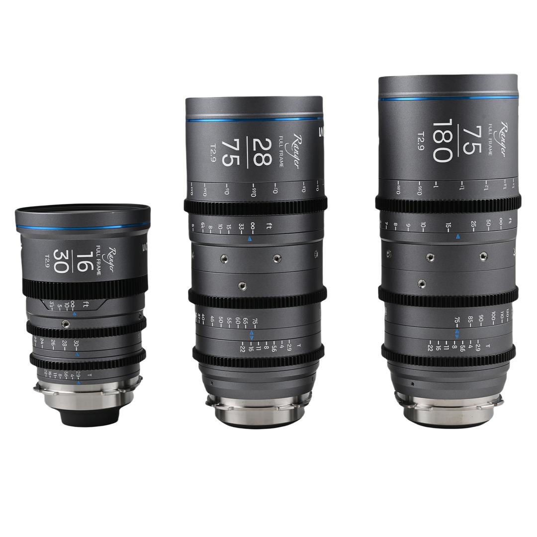Laowa Ranger FF Lite (16-30mm, 28-75mm, 75-180mm) Cine Lens 3-Lens Bundle
