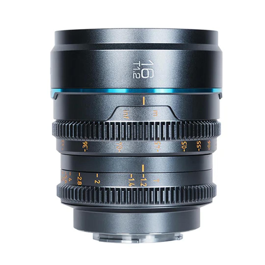 SIRUI Nightwalker Series 16mm T1.2 S35 Manual Focus Cine Lens for Micro Four Thirds (Gun Metal Gray)