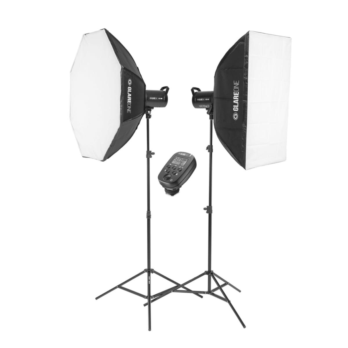 GlareOne Vega 400 Basic Studio Lighting Kit