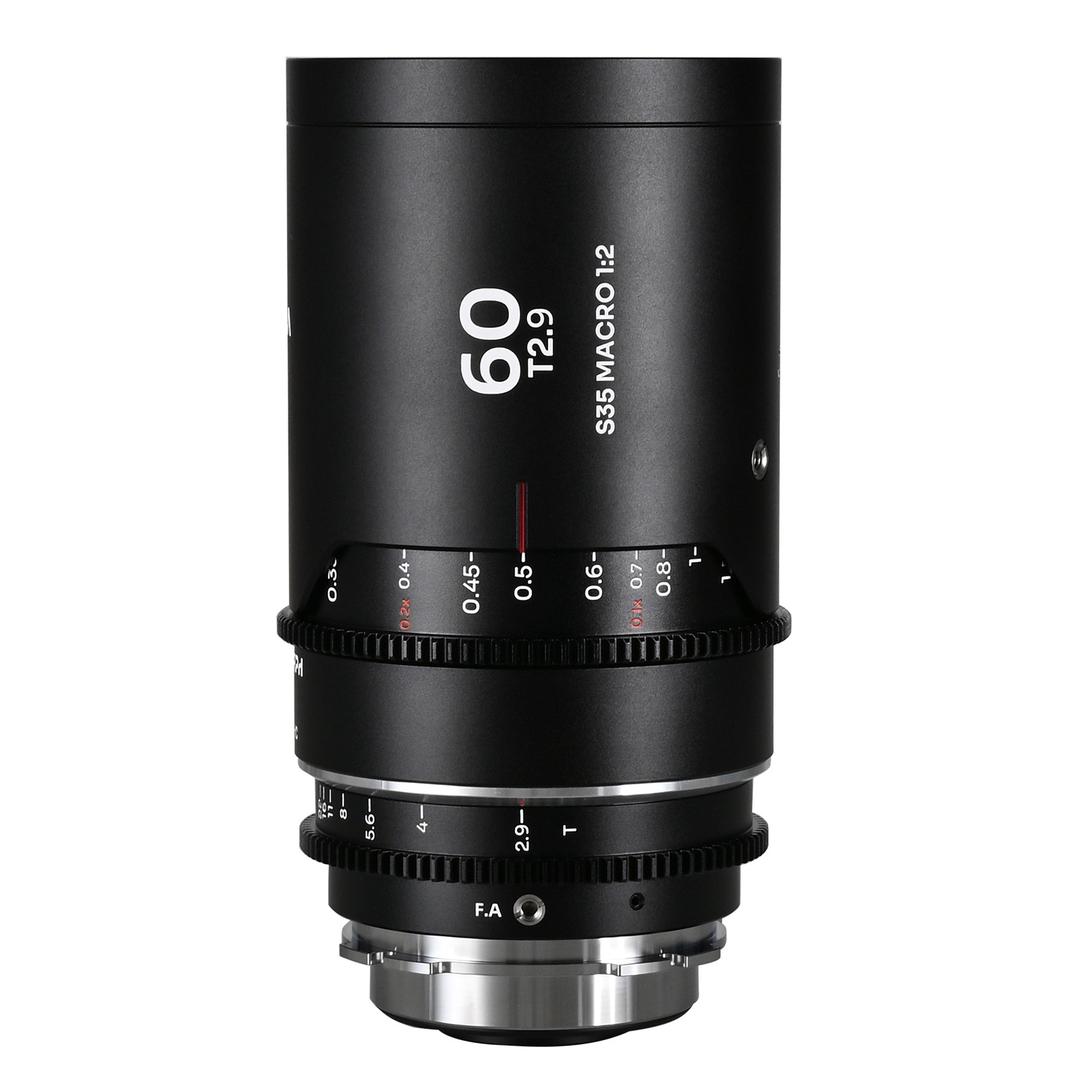 Laowa Nanomorph 60mm T2.9 1.5X S35 Macro 1:2 (Silver) - Arri PL/Canon EF