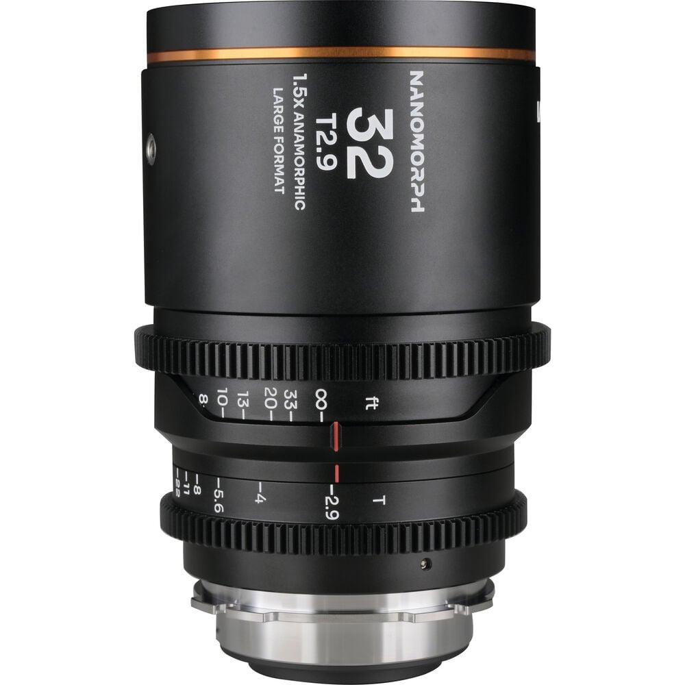 Laowa Nanomorph 32mm T2.9 1.5X LF (Amber) - Arri PL/Canon EF
