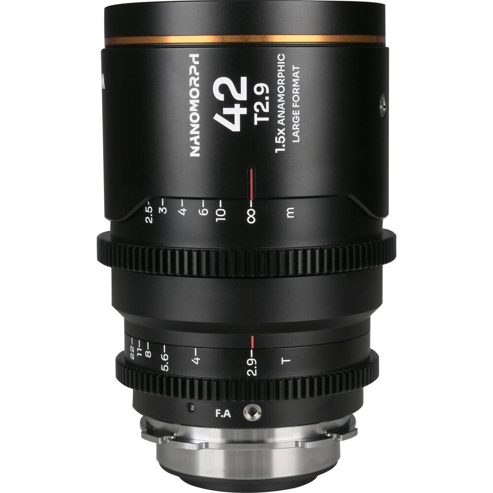 Laowa Nanomorph 42mm T2.9 1.5X LF (Amber) - Arri PL/Canon EF