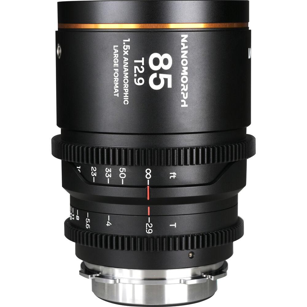Laowa Nanomorph 85mm T2.9 1.5X LF (Amber) - Arri PL/Canon EF