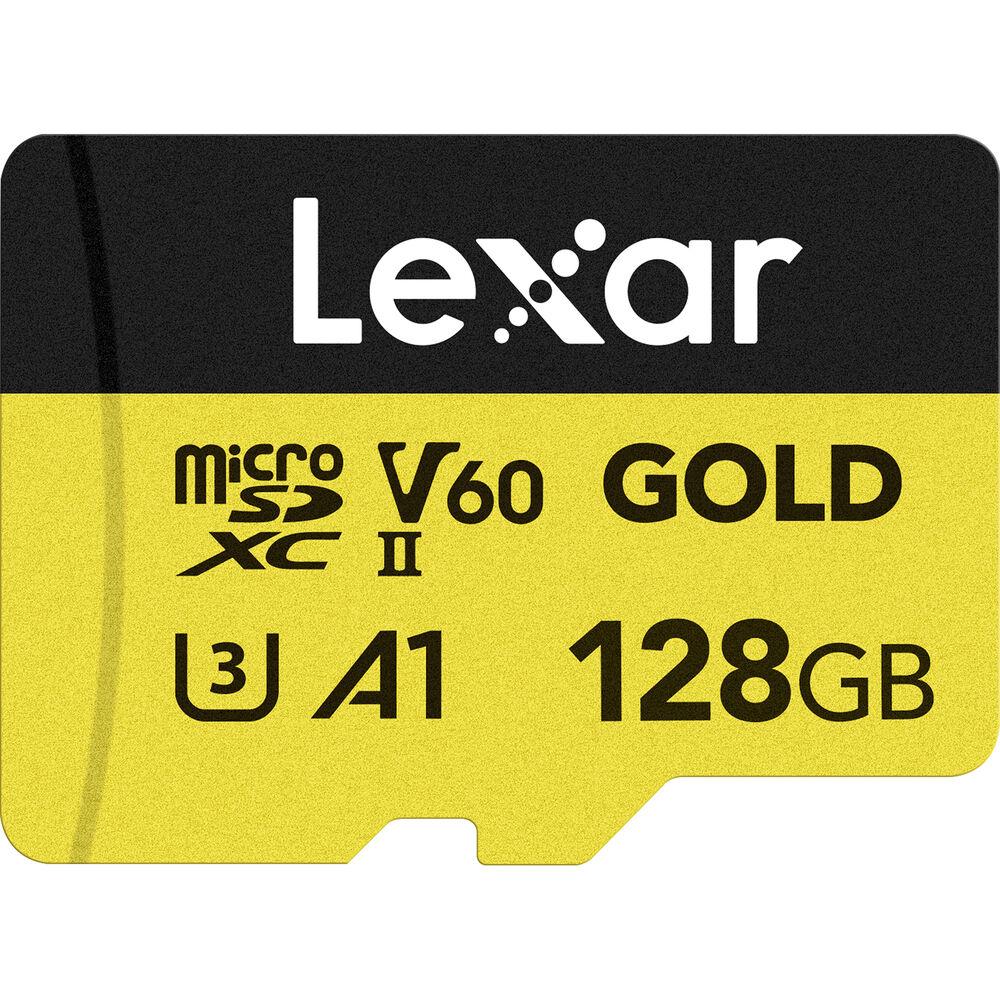 Lexar Gold Series 128GB UHS-II V60 microSDXC
