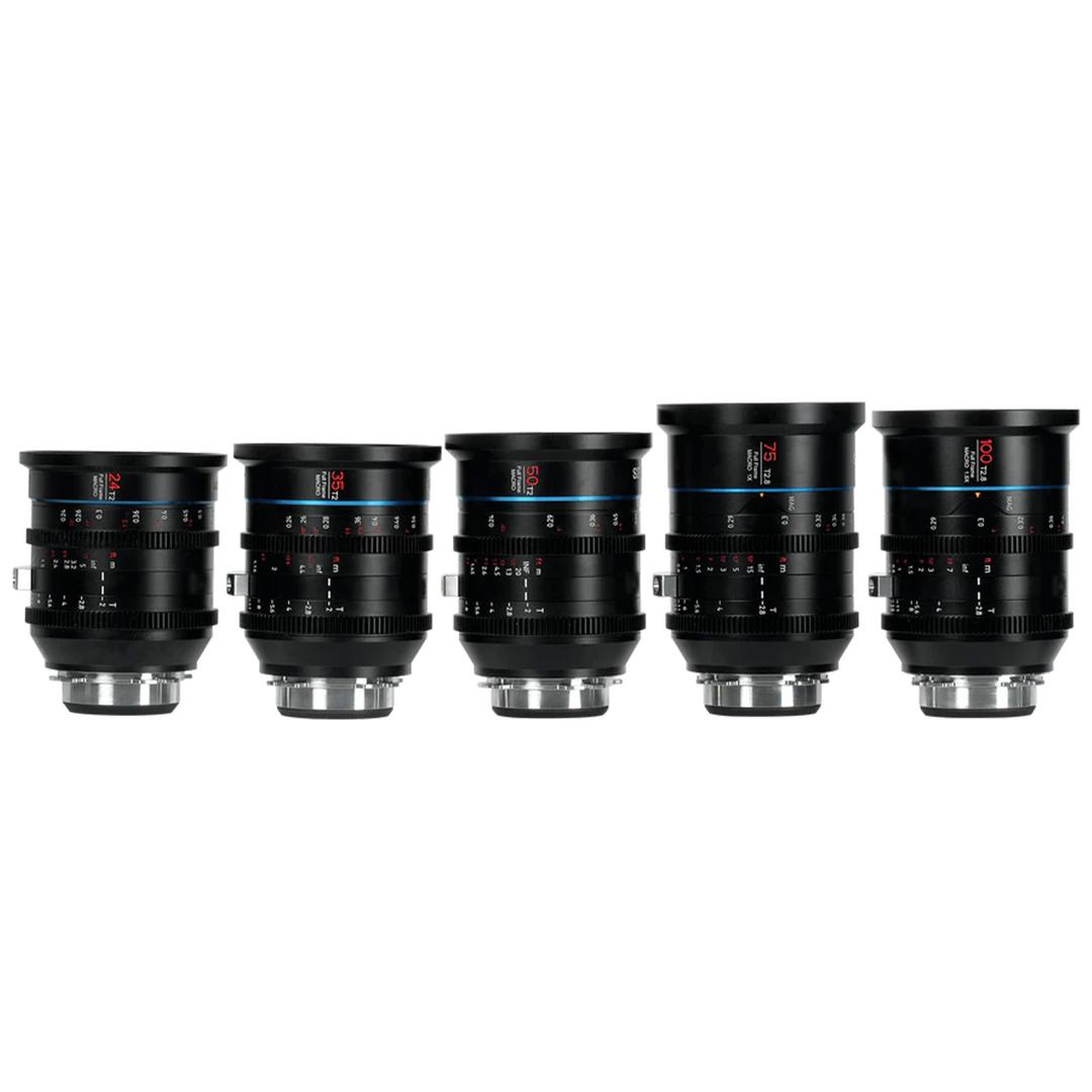SIRUI Jupiter 24/35/50/75/100mm T2 Full-frame Macro 5 Lens Kit for PL mount
