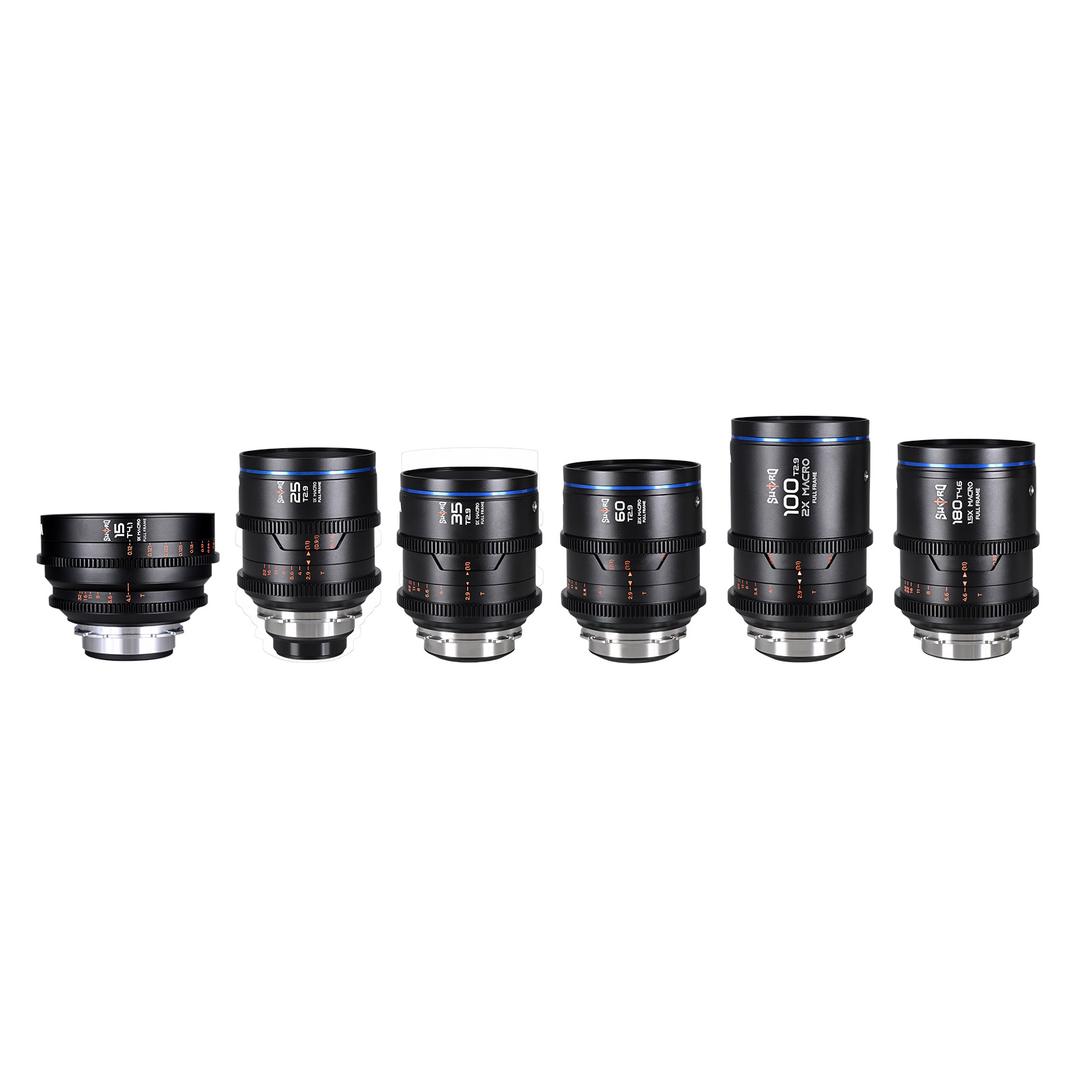 Laowa Sword Cine 6-Lens Bundle (15/25/35/60/100/180mm) for Arri PL