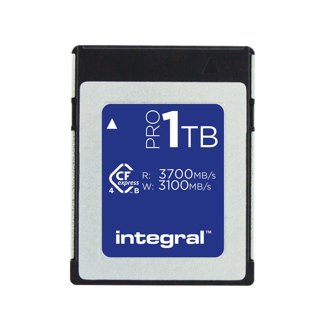 Integral 1TB Professional (3700MB/Sec) Type B CFexpress 4.0 Memory Card