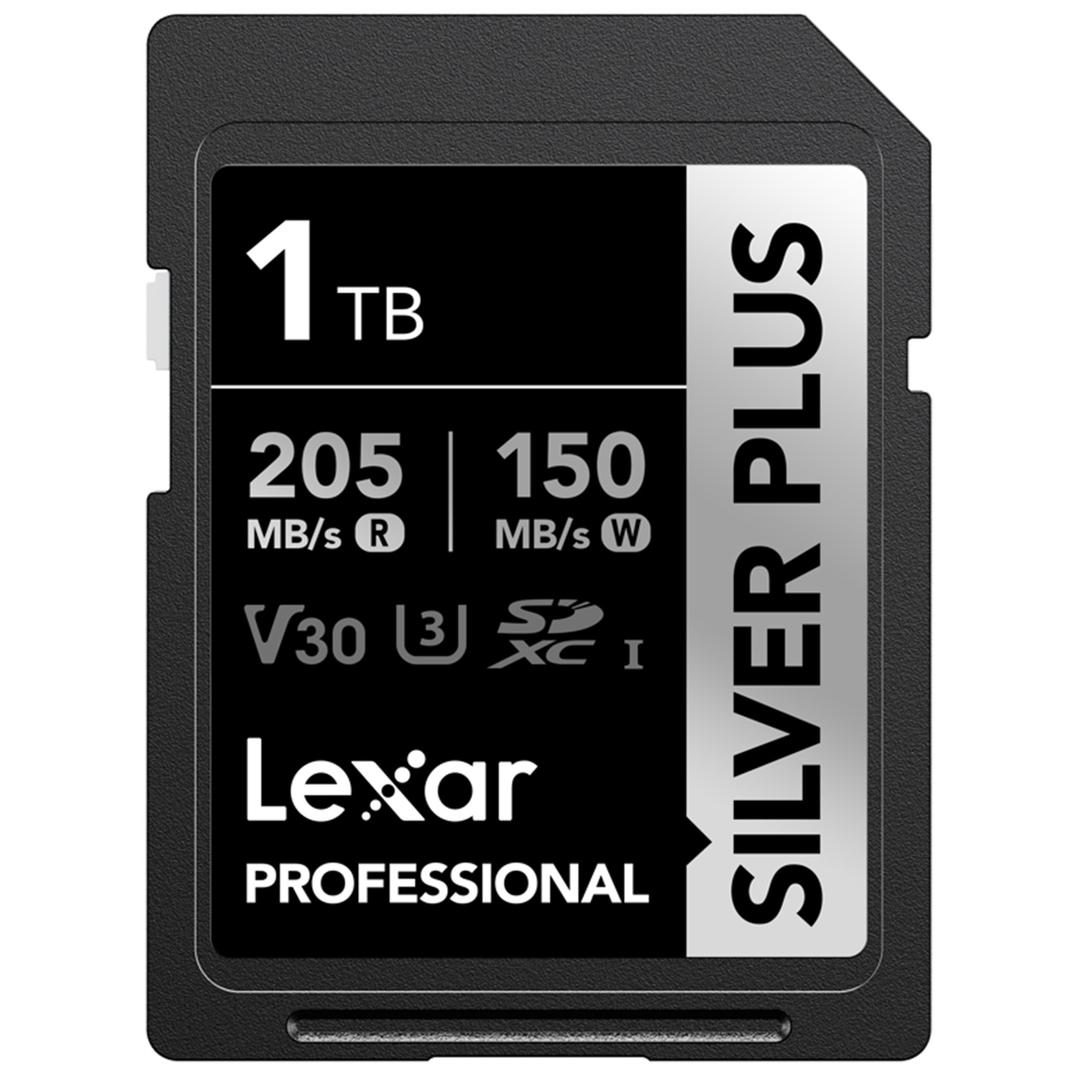Lexar Silver Plus 1TB UHS-I V30 (205MB/Sec) SD Memory Card