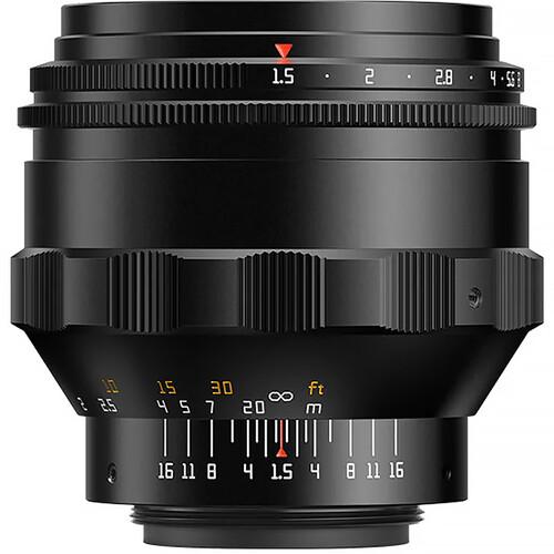 TTArtisan 75mm f1.5 M42 Mount Swirly Bokeh - Black