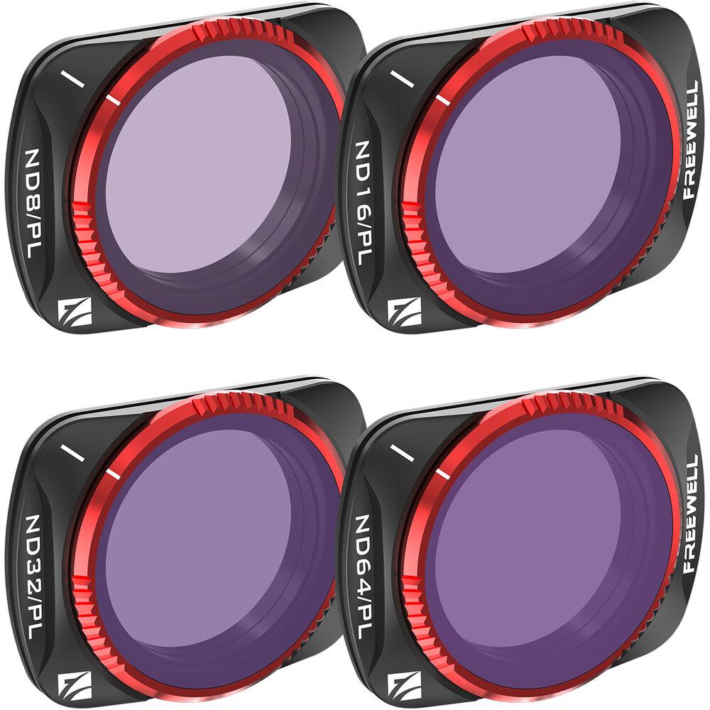 Freewell Osmo Pocket 3/4 Filters - Bright day - 4Pack