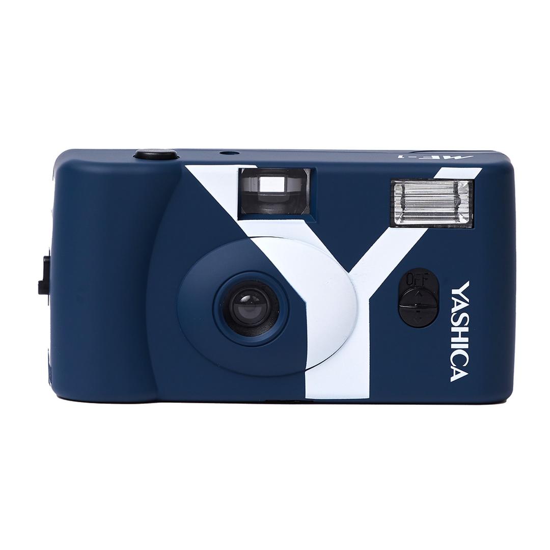 YASHICA MF-1 Snapshot Art Camera Y Edition with 1 Film 400/24 - Dark Blue