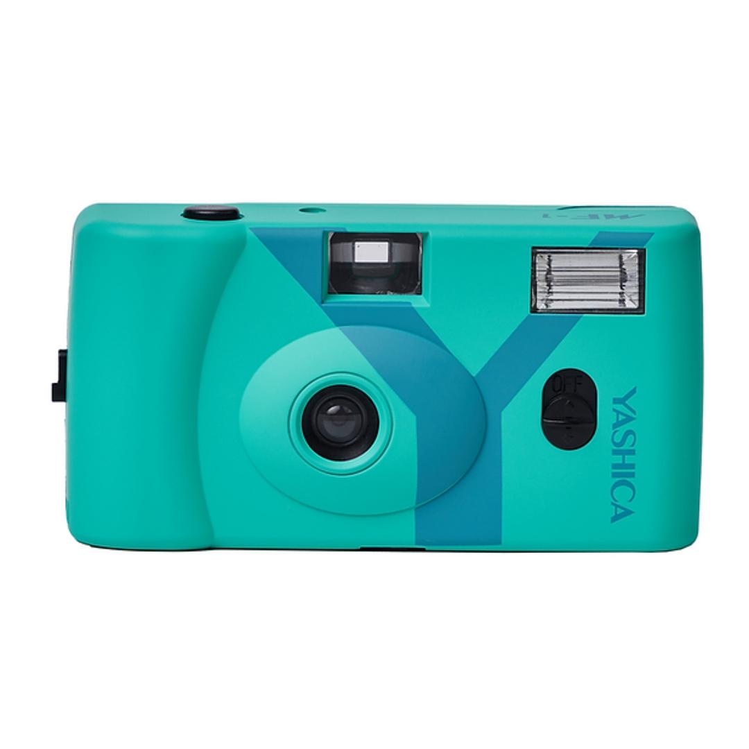 YASHICA MF-1 Snapshot Art Camera Y Edition with 1 Film 400/24 - Turquoise