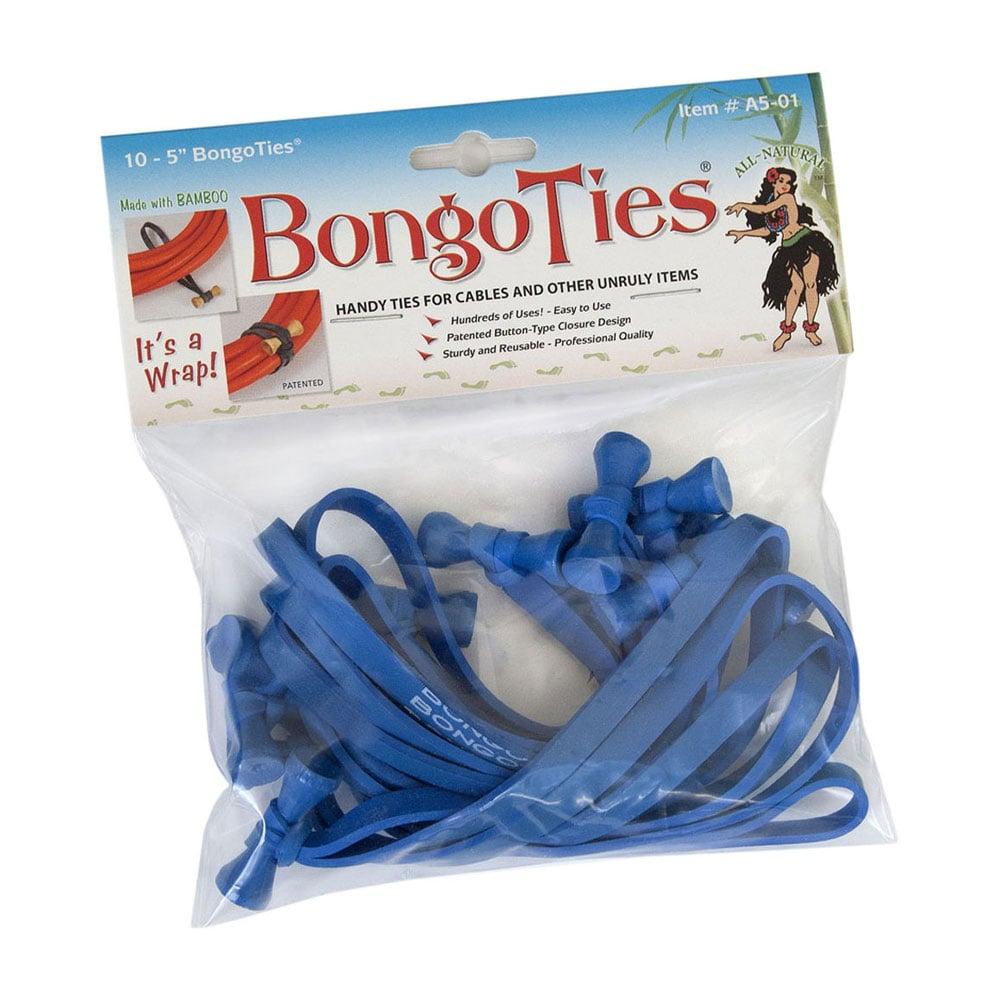 BongoTies 10pc All-Blue