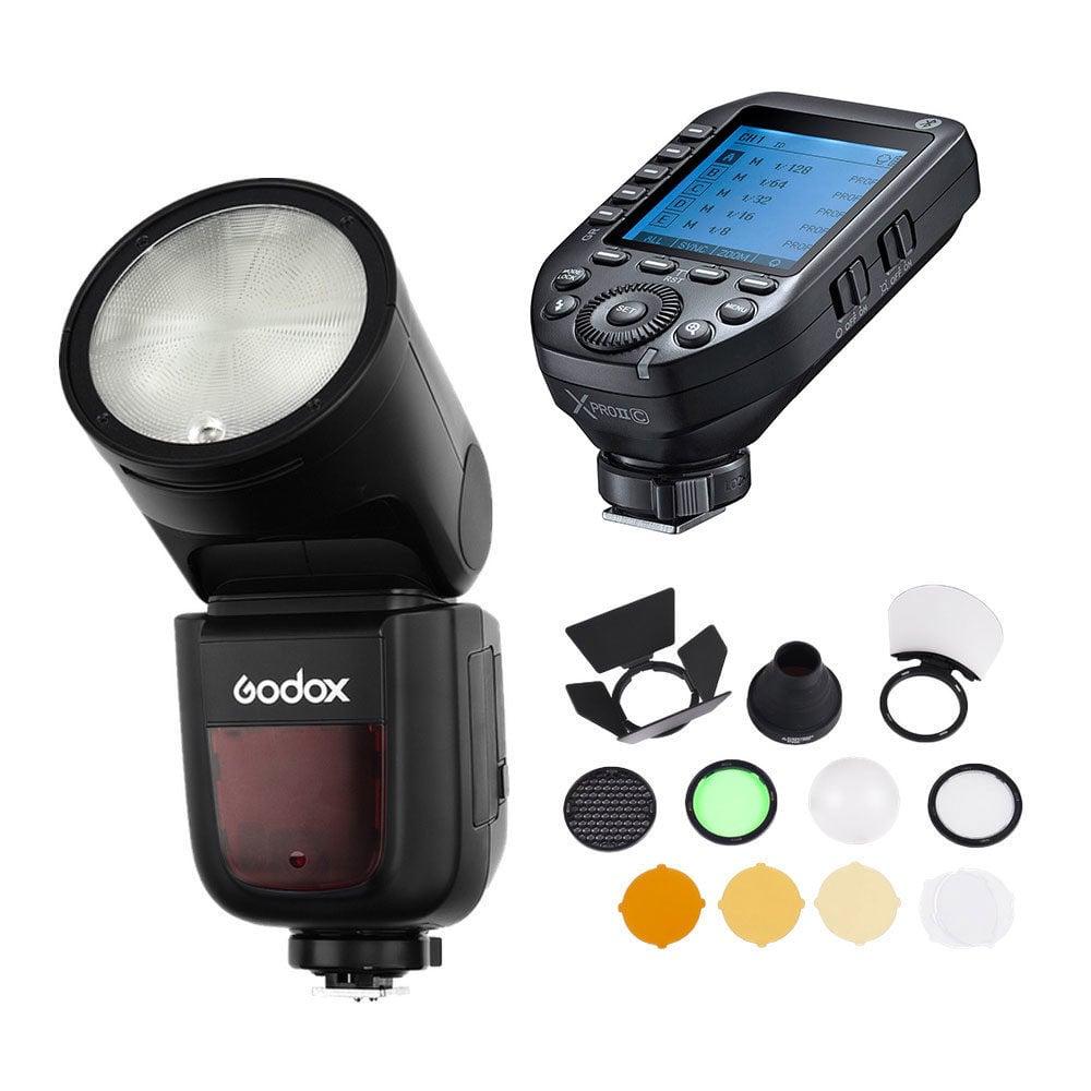 Godox V1 Flashgun and X-PRO II Trigger Accessory Kit For Canon