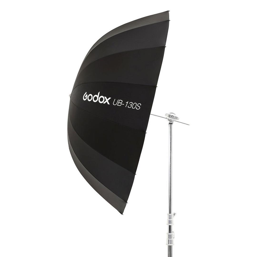 Godox UB-130S Parabolic Umbrella Black / Silver - 130cm