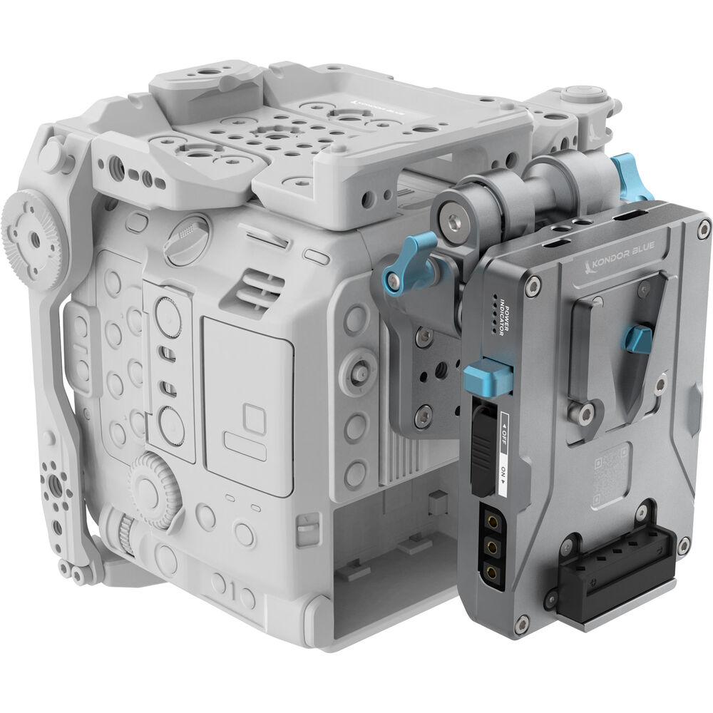 Kondor Blue V-Mount Battery Plate Kit for Canon C400 - Space Grey