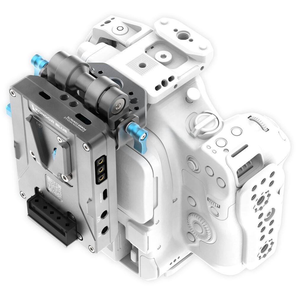 Kondor Blue V-Mount Battery Plate Kit for Canon C80 - Space Grey