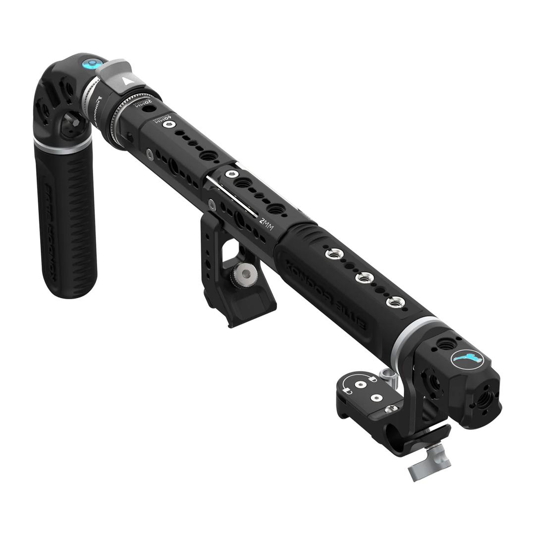 Kondor Blue Extended Camera Rig Handle, Complete Kit - Raven Black