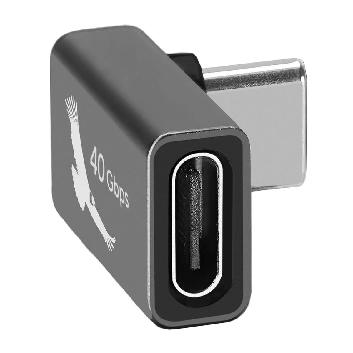 Kondor Blue USB-C 40Gbps Elbow Adapter