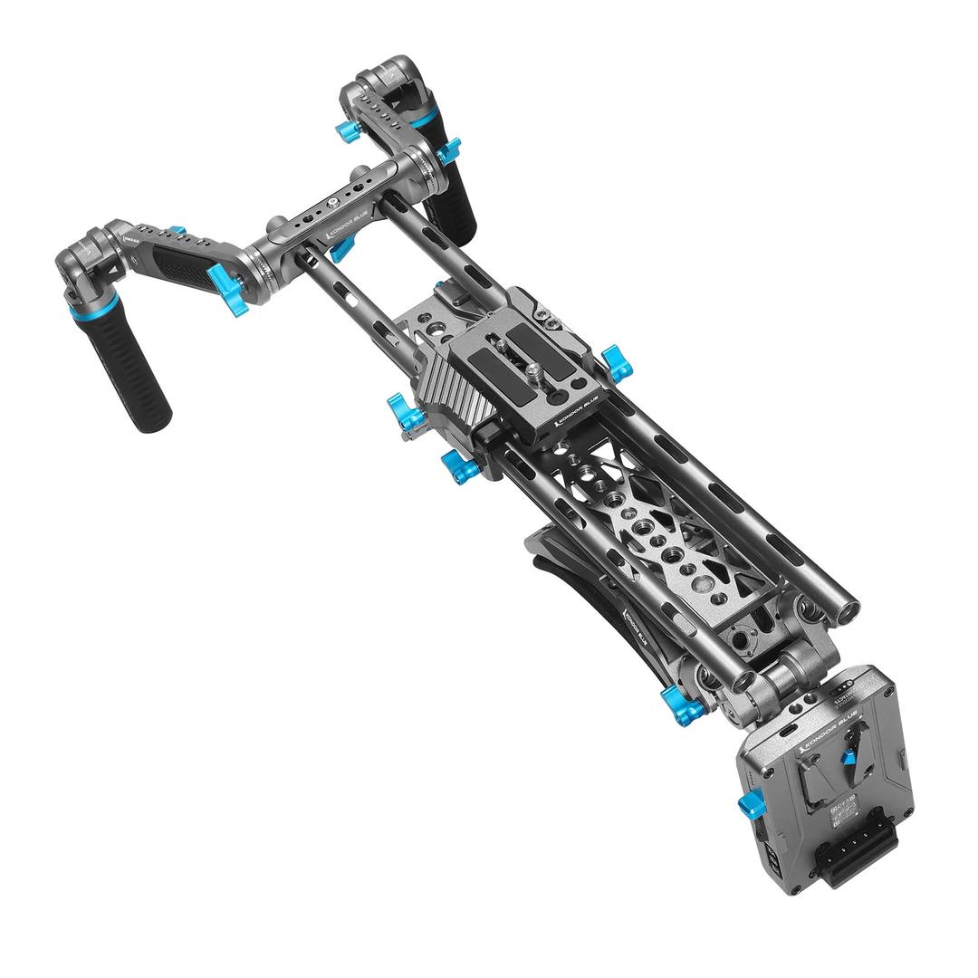 Kondor Blue Shoulder Rig Pro MKII V-mount - Space Grey