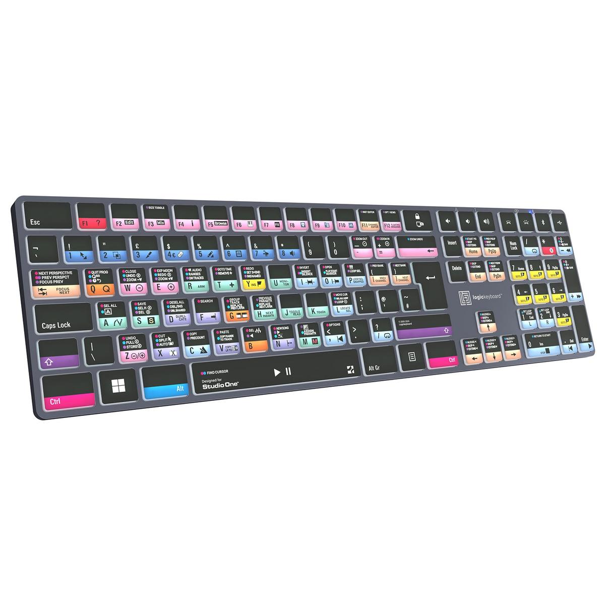 Logickeyboard Studio One TITAN Wireless Backlit Windows Keyboard